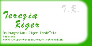 terezia riger business card